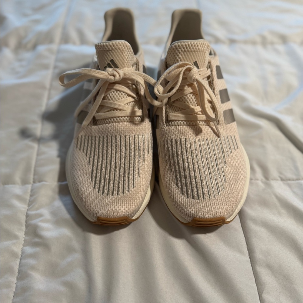 Adidas Beige Running Shoes - Picture 2 of 3